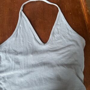 Light Blue Halter Top